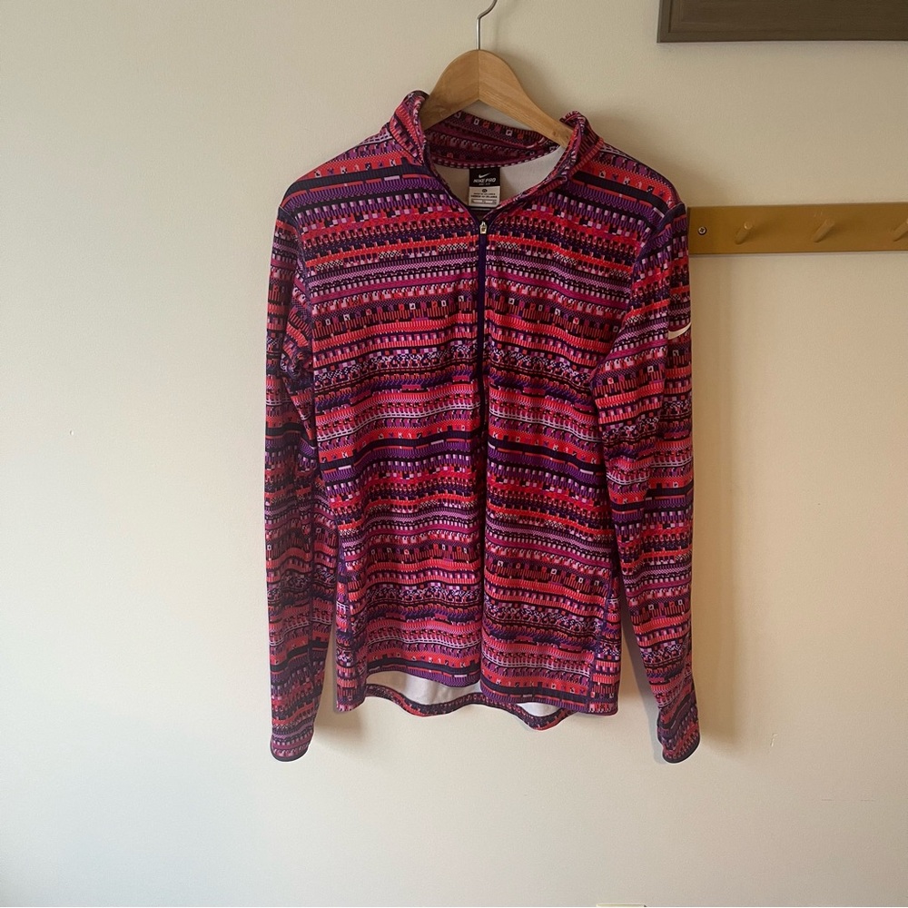 Nike Pro Dri-FIT Purple and Red Jacket